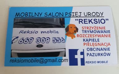 Mobilny Salon Psiej Urody Reksio - psi fryzjer