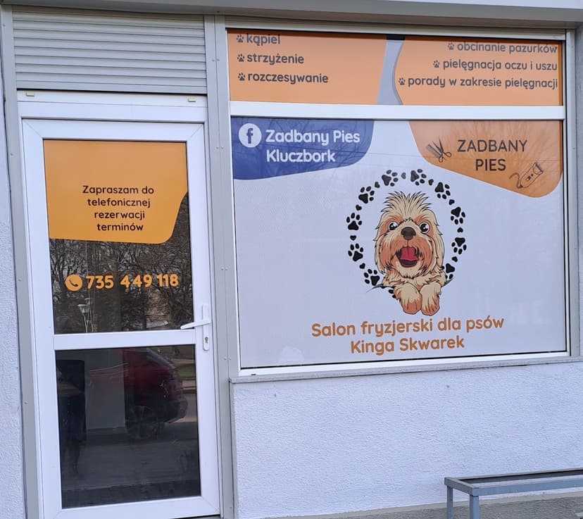 Zadbany Pies , Salon fryzjerski dla psów